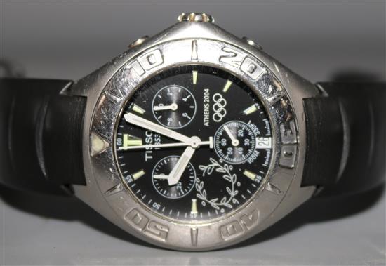 A Tissot Athens 2004 chronograph wristwatch